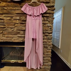 NWT HIGH LOW SHORTS ROMPER